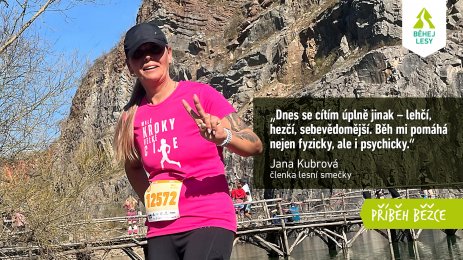 Příběh běžce - Jana Kubrová: Dříve jsem si vytvořila závislost na sladkém, teď mám zdravou závislost na běhání